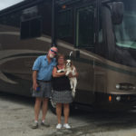 Lynn and Rick picking up their 2007 Forrest River Charleston